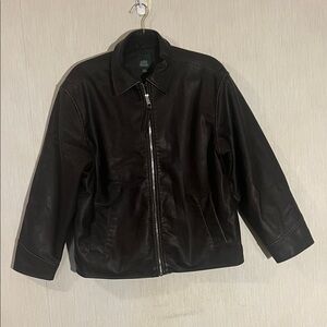 Ladies Wild Fable Black Leather Jacket